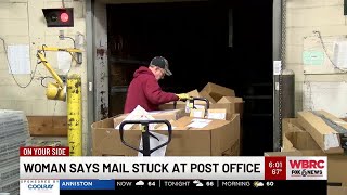 Woman says mail stuck at post office [upl. by Tioneb]