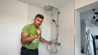 GROHE VITALIO JOY SYSTEM 260 УСТАНОВКА ДУШЕВОЙ СИСТЕМЫ [upl. by Dinin]