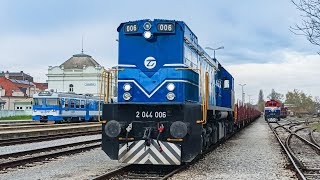 TŽV Gredelj 2044 006 at the Varaždin railway station [upl. by Ruomyes]