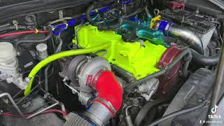 Mitsubishi Triton  installed Intercooler Turbo F55 amp RemapEcU Abbyrazz Autoworks Garage [upl. by Ahsiatal695]