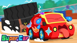 Cyclones Special Training  New Story About Race Car  Kids Cartoons amp Car Cartoons [upl. by Ahsot]