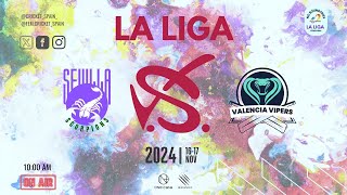 NATIONAL WOMENS LEAGUE 2024 Sevilla Scorpions v Valencia Vipers [upl. by Murtha]