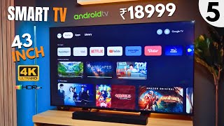 Best 5 Android 4K Smart TV Under 20000 in 2024🔥Best 43 Inch 4K Smart TV Under 20000 in 2024 [upl. by Anita234]