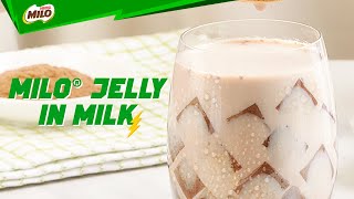 How to Make MILO® Jelly in Milk MILO® Champion Recipes for the Summer [upl. by Terb410]