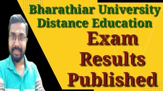 Exam Results PublishedBharathiar University Distance Education KCS classes [upl. by Jobye723]