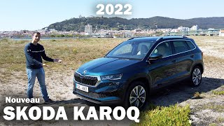 Nouveau SKODA KAROQ 2022  Essai Complet [upl. by Tollmann]