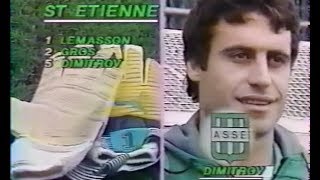 ASSE 10 PSG  4e journée de D1 19861987 [upl. by Adnerad]