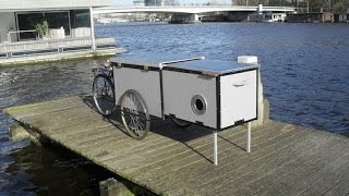 the Housetrike is a pedal camper For The Homeless [upl. by Cirenoj]