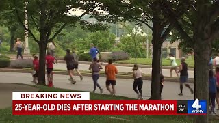 25yearold dies after starting marathon [upl. by Sucramd]