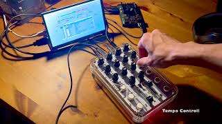 DIY djmidi demo for mixxx on raspberry pi5 monotone tueksJAPAN [upl. by Aniad]