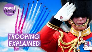 What is Trooping the Colour  The Kings Birthday Tradition Explained [upl. by Paget370]