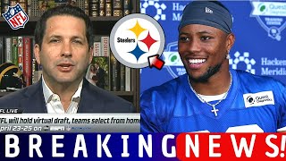 GREAT NEWS SAQUON BARKLEY AT STEELERS BIG DEAL IS CONFIRMED SHAKE THE NFL STEELERS NEWS [upl. by Esele]