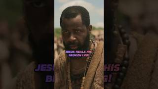 Jesus Heals a Broken Leg – The Chosen God jesus bible christianity [upl. by Atinnod]