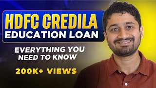 Everything About HDFC Credila Education Loans for Abroad Interest Rates amp Application Process [upl. by Sheila]