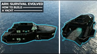 Ark Survival Evolved base building  Epic Boat Build  PS4 [upl. by Sabanrab82]