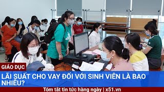 Lãi suất cho vay đối với sinh viên là bao nhiêu [upl. by Whitelaw469]