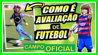 AVALIAÇÃO DE FUTEBOL EM CAMPO OFICIAL VEJA COMO É [upl. by Cordie509]