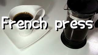 フレンチプレス（French press）で美味しい珈琲を飲もう！ [upl. by Suidaht]