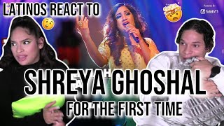 Latinos react to INDIAN MUSIC FOR THE FIRST TIME👀😮 Shreya Ghoshal Sunn Raha Hai Rozana TSeries [upl. by Otsirave]