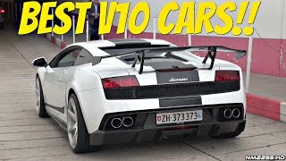 TOP 7 BEST Sounding V10 Cars In The World [upl. by Hadleigh]