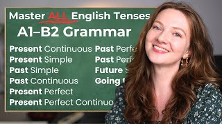 Master ALL English Tenses  A1B2 English Grammar FREE PDF 📄 [upl. by Epuladaug150]