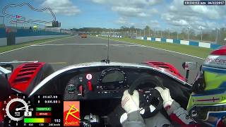 Donington Radical SR3 Lap Record 105353 [upl. by Kcirddor251]