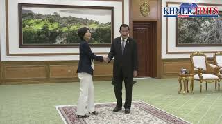 Hun Sen commends ABA Bank for contributing to promoting digital commerce in Cambodia [upl. by Peednama196]