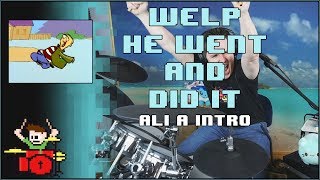 Ali A Intro Theme On Drums  The8BitDrummer [upl. by Gilba]