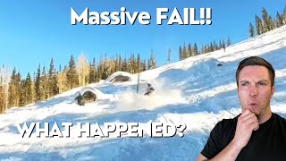 My Biggest Ski Crash In Almost a Decade OUCH  Steamboat Resort [upl. by Ameline193]