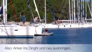 Skippertraining Anlegen leicht gemacht mit der Segelyacht [upl. by Laurette59]