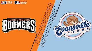 Evansville Otters vs Schaumburg Boomers 8523 AudioCast [upl. by Yehudit58]