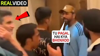 After this argument Rohit Sharma got hilarious on Shubman Gill in front of father before Ind vs SL [upl. by Seleta]