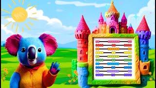 Abacus Pattern Palace  Learn to Count to 10 Preschool Abacus  ABC Alphabet Song  Beginner Abacus [upl. by Nolahs]