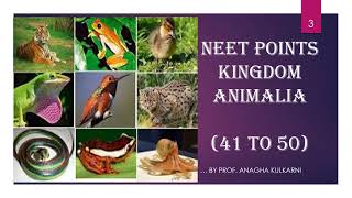 NEET KINGDOM ANIMALIA [upl. by Suhpoelc]