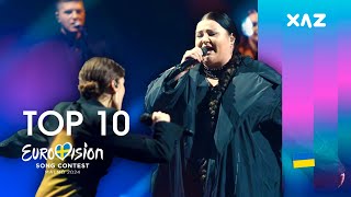 Eurovision 2024 Top 10  NEW 🇺🇦 [upl. by Eibrab]