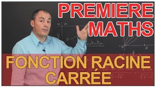 Fonction racine carrée  Maths 1ère  Les Bons Profs [upl. by Luci]