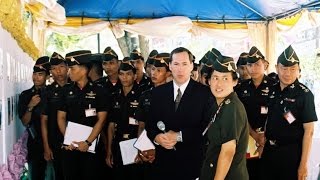 Drew Noyes and Us Soldier Meeting Thailand Princess Sirindhorn [upl. by Petunia227]