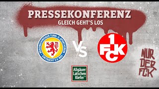 Livestream der Pressekonferenz vor dem Auswärtsspiel bei Eintracht Braunschweig [upl. by Naitsabas]