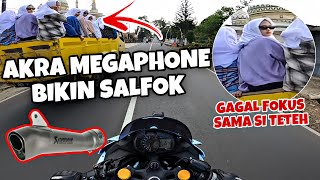 SAMPE DITERIAKIN CEWEK2‼️GASPOL ZX25R AKRAPOVIC MEGAPHONE [upl. by Nylarat]