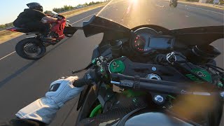 NINJA H2R TOP SPEED TEST [upl. by Gabler571]