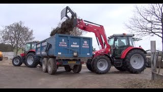 TASTER VIDEO Case Farmall 105 U v Massey Ferguson 5610 [upl. by Oiliruam]