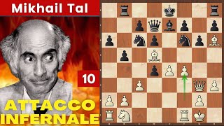 Tal vs Teschner  Attacco Infernale  Partite Commentate di Scacchi  Mikhail Tal [upl. by Deach]