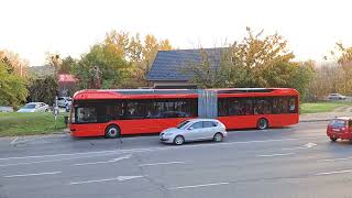 BYD Ebus 18ast tesztelnek Miskolcon 20241027 [upl. by Fagin545]