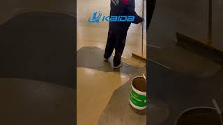 Floor Paint Construction Site Video epoxy [upl. by Dolan]