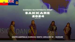 Sakkare 2024 Kannada Rajyothsava event  South Australia [upl. by Adnoluy91]