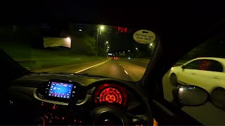 2023 Fiat 500 Motorway  Highway Test Drive POV [upl. by Bassett558]