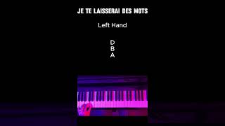 Je Te Laisserai De Mots  Piano Tutorial [upl. by Zahara962]