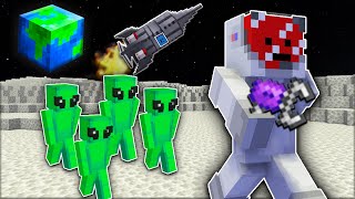 Minecraft Manhunt But We Can Go To Space [upl. by Annitsirhc486]