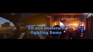 VR and Immersive lighting Hue Sync Box Demo [upl. by Dru]