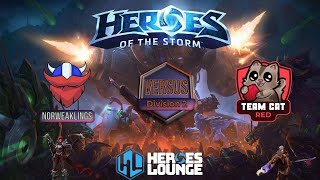 HOTS Heroes Lounge Div 2  Norweaklings vs Team Cat Red [upl. by Elleda]